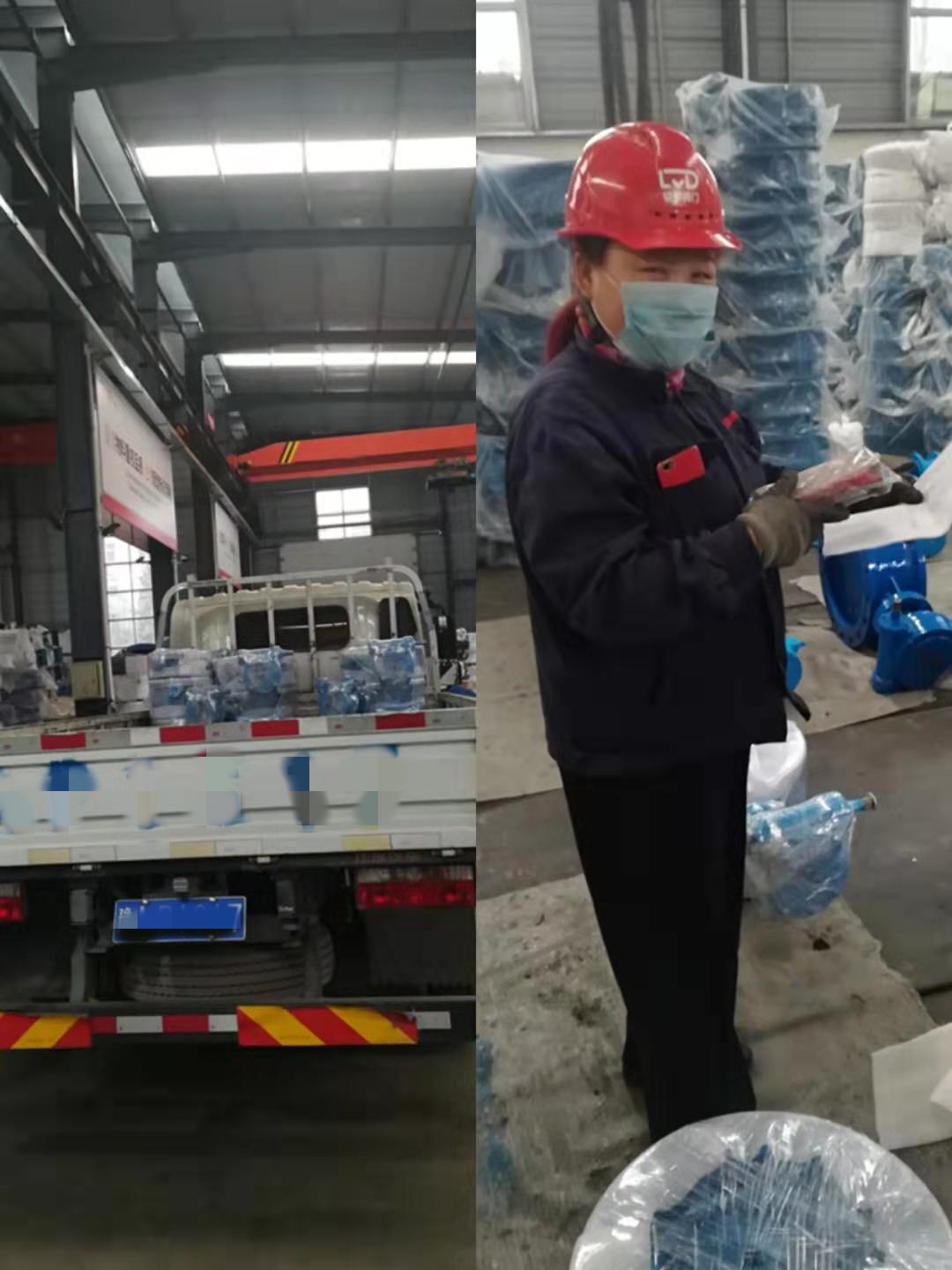 管網伸縮式雙偏心法蘭蝶閥裝車發(fā)往湖南